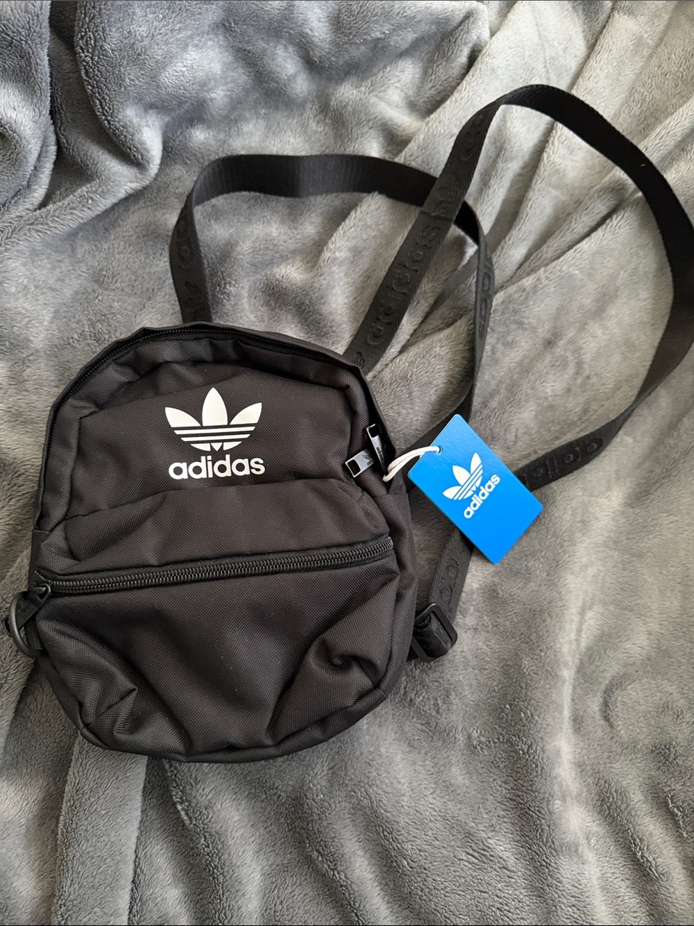 New adidas Black Mini Backpack